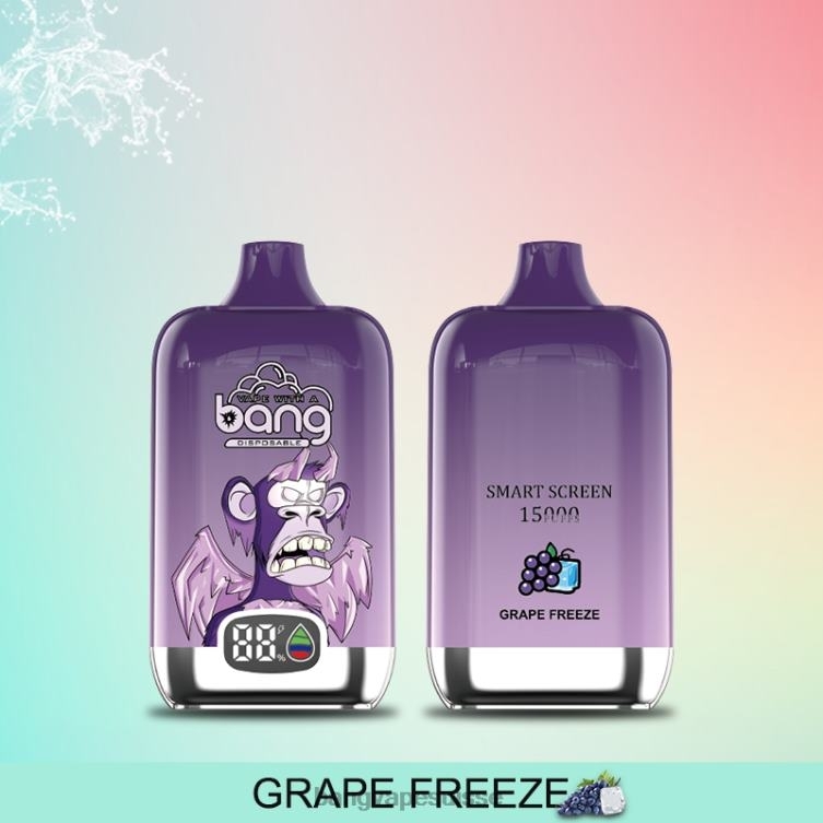 Bang Vape Digital Smart Screen 15000 bouffées 25ml jetable Vape Gang Suisse P242D11