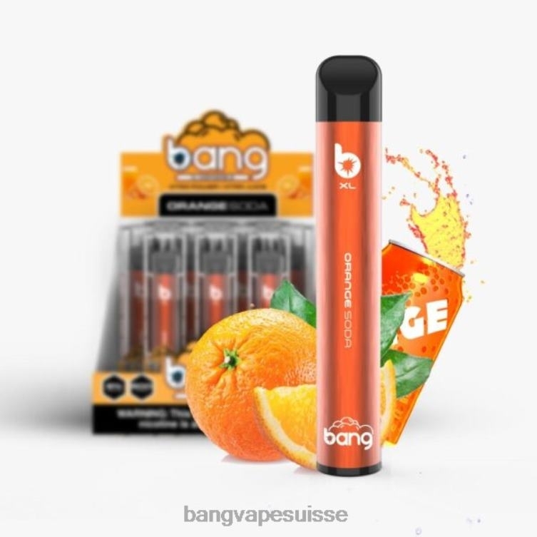 Bang Vape XL jetable soda à l'orange Bang Vape Suisse P242D32