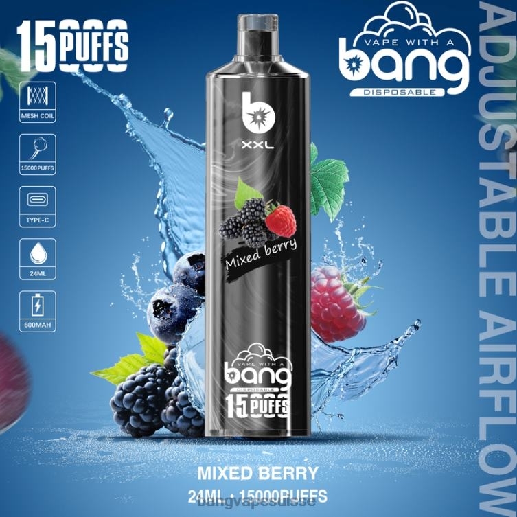 Bang Vape XXL 15000 bouffées jetable Bang Vape Suisse P242D2