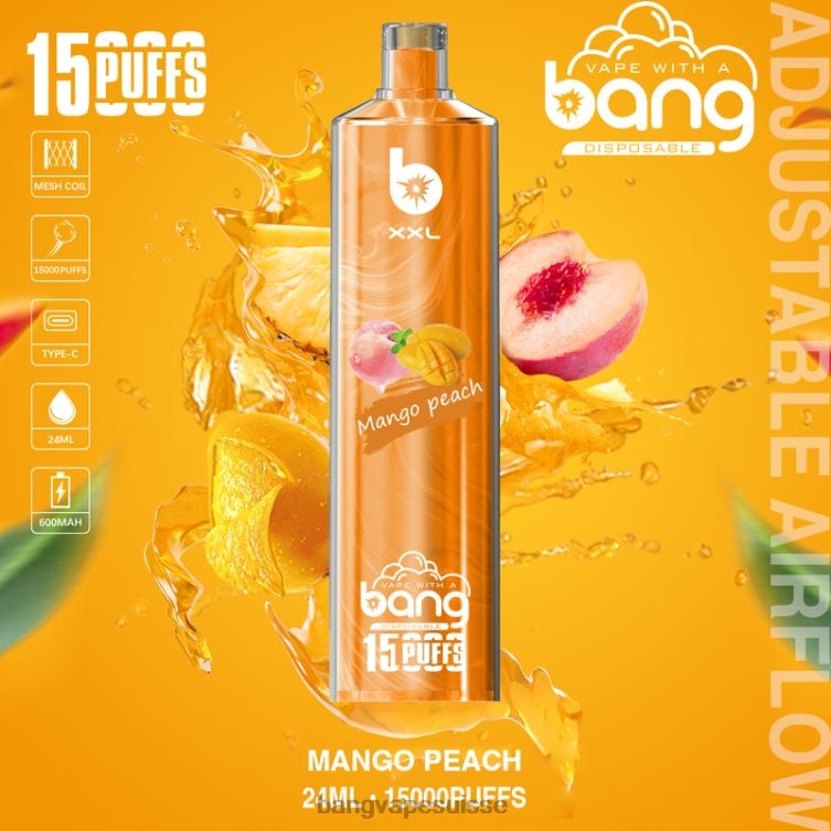 Bang Vape XXL 15000 bouffées jetable Bang Vape Suisse P242D2