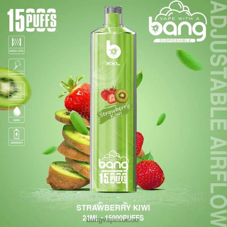 Bang Vape XXL 15000 bouffées jetable Bang Vape Suisse P242D2