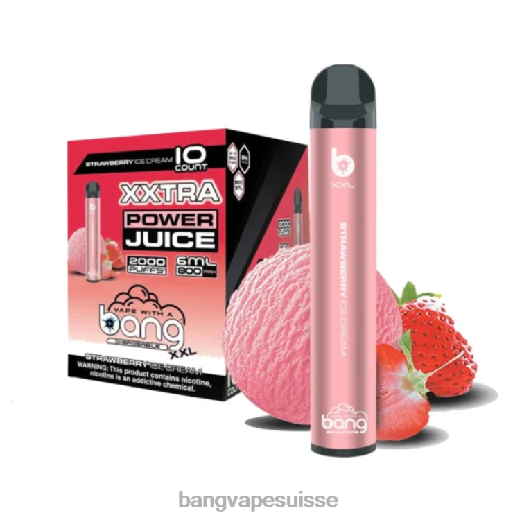 glace à la fraise