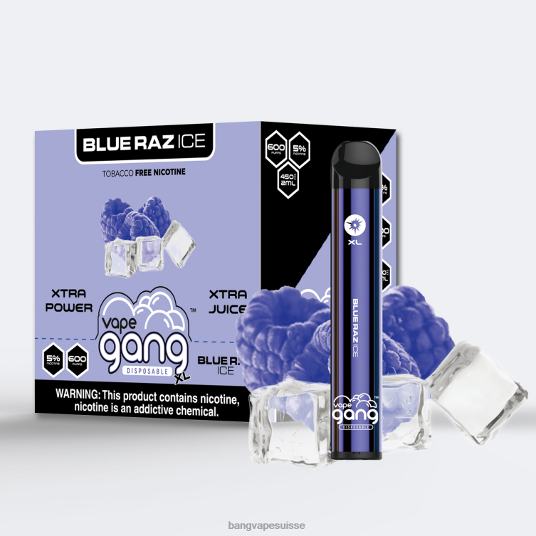 glace bleue